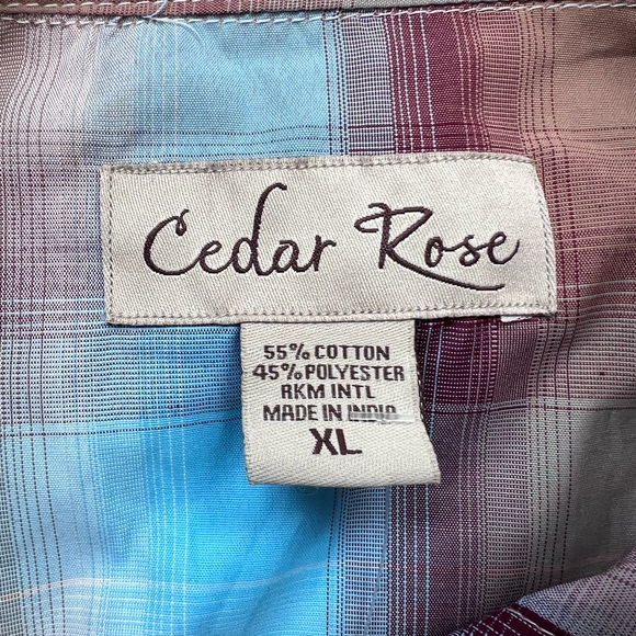 Cedar Rose women’s pearl snap button down, NWT, XL - Picture 7 of 9